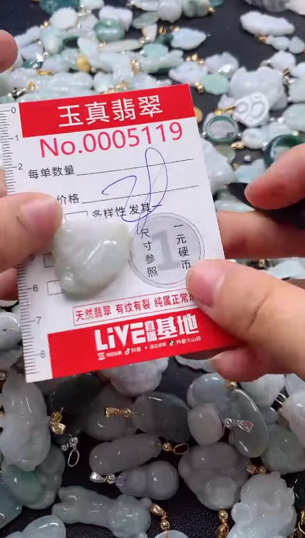 吊坠(不含链)未镶嵌翡翠5119