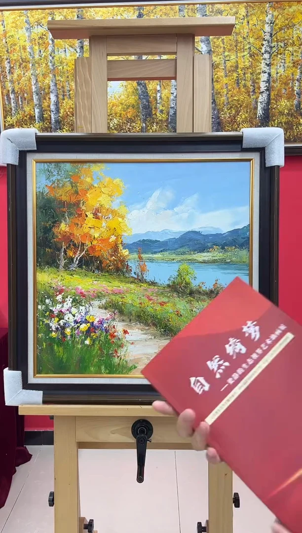 油画梁静-60cm*60cm-油画作品