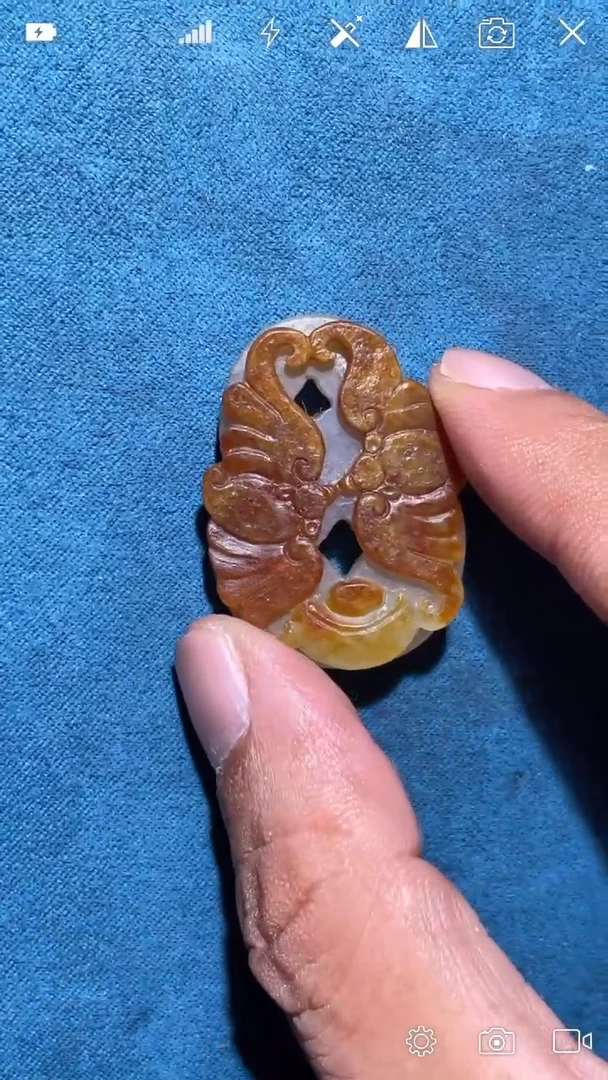 和田玉未镶嵌挂件LL福在眼前吊坠/背云/包挂