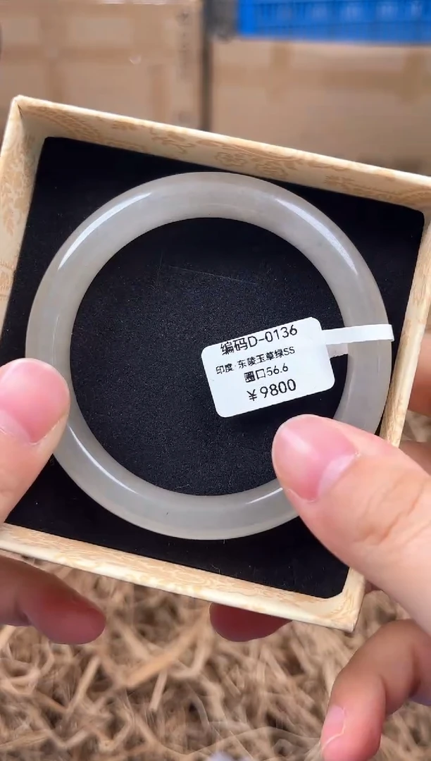 未镶嵌手镯石英质玉编码D0136