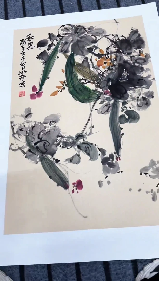 精品国画花鸟作品