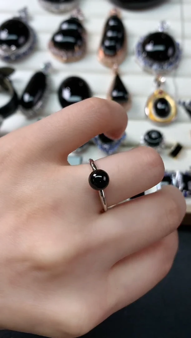 翡翠戒指18K金镶嵌D85|1380