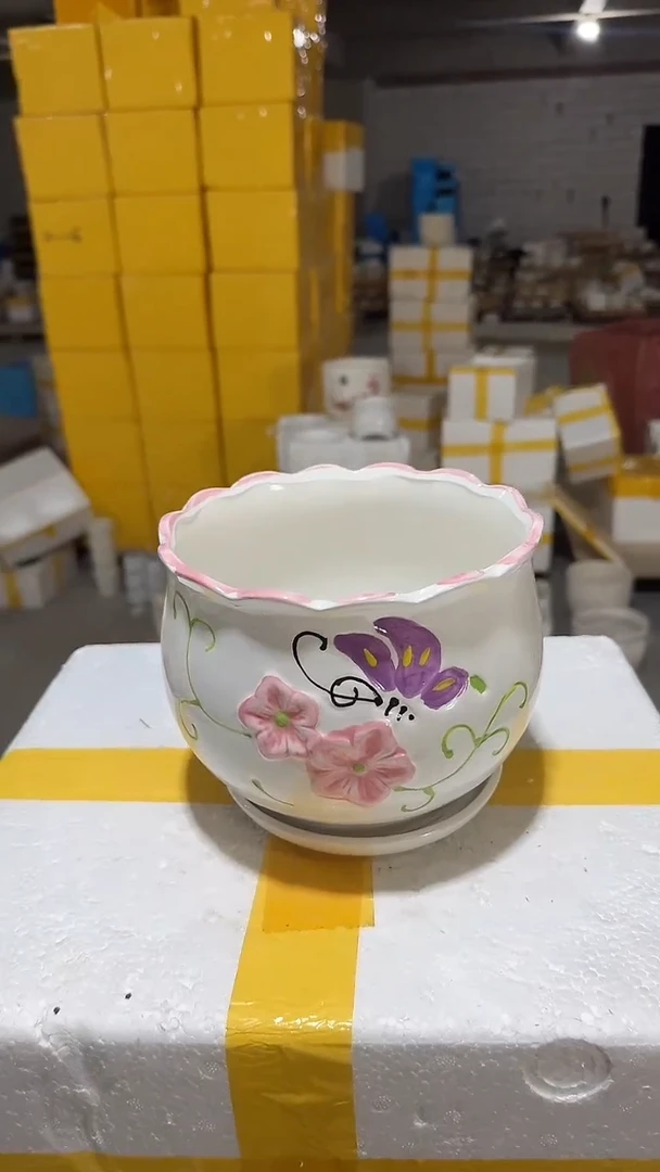 高温陶瓷花盆+Q104