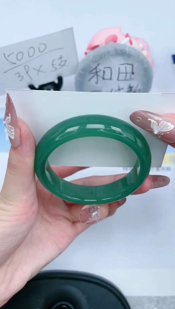 石英质玉未镶嵌手镯63-54.9