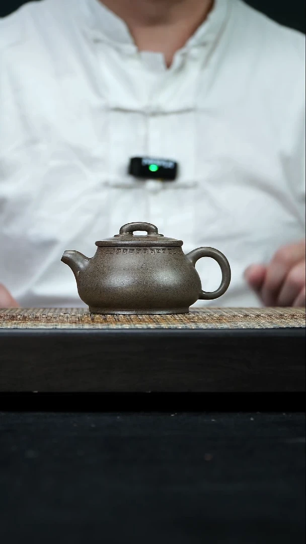 茶壶紫砂柴烧儒相 匣钵烧 130cc 08