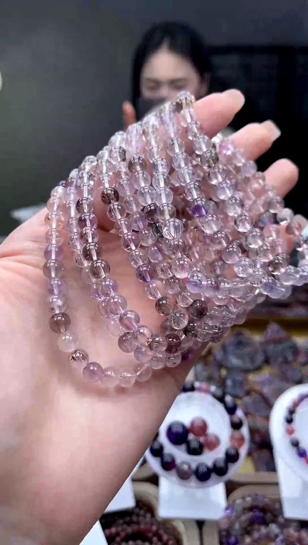 未镶嵌手串水晶超七仙女超6mm 多样性发一