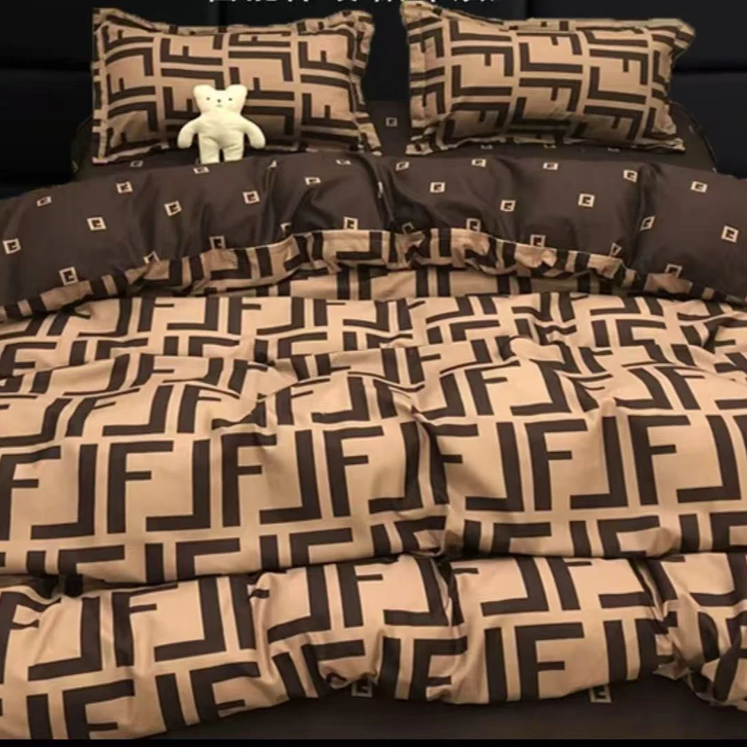 床上用品保暖被罩被单床品套件磨毛四件套