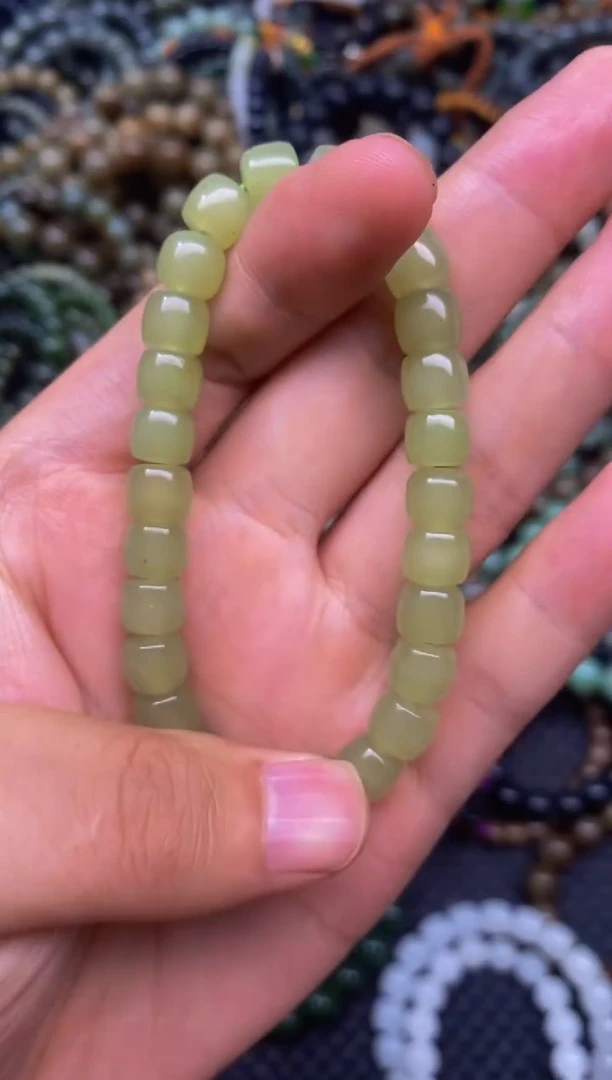 手链未镶嵌和田玉和田玉多样性，一对一发货00097