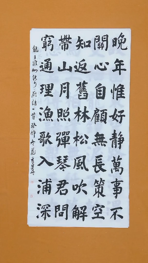 书法花秀峰 河南 12届届展 138*68