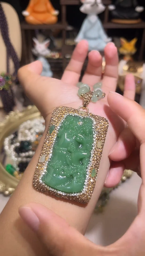 合成立方氧化锆铜合金项链