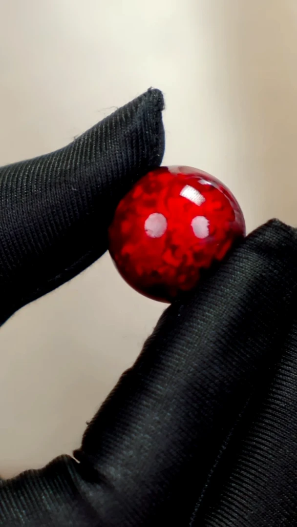 疯子大漆赤宝砂20mm