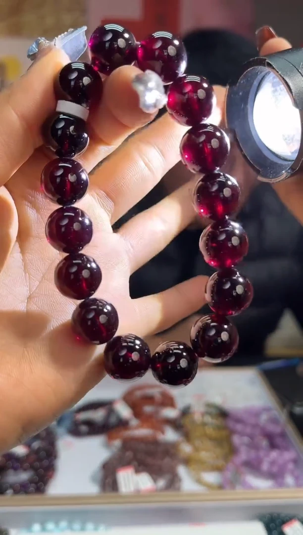 【闪购商品】石榴石手链未镶嵌53多样性发其一13+