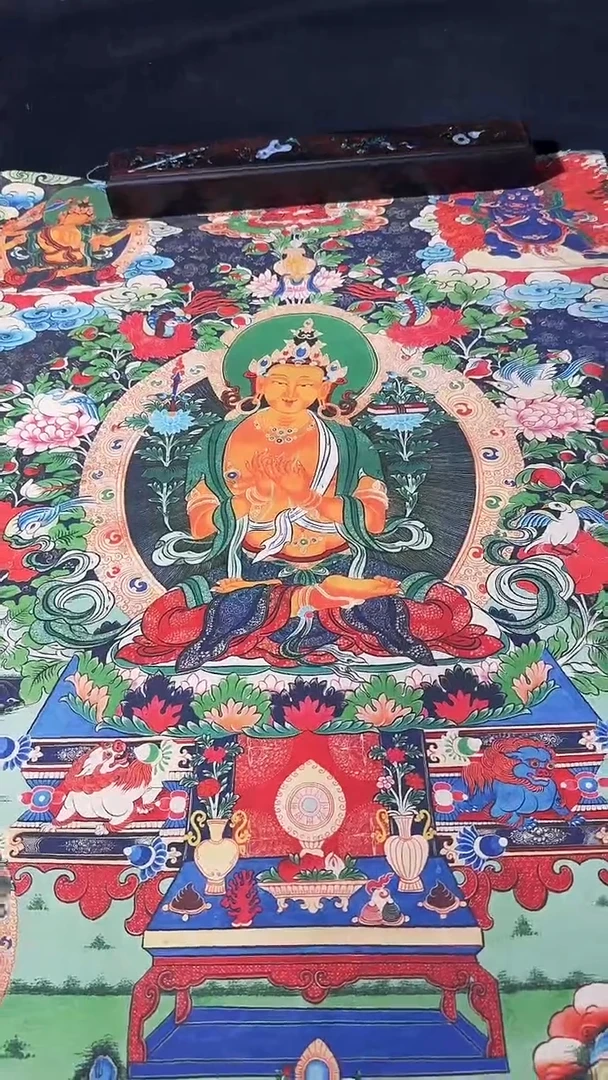 卷轴画藏式珍藏彩绘艺术馆60
