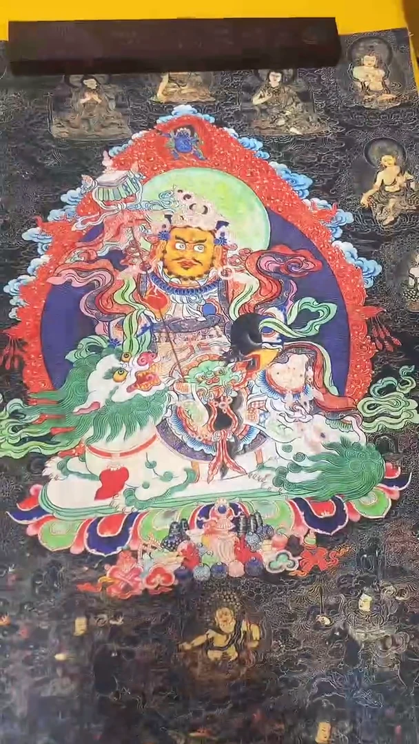 卷轴画绘画类唐卡  16011