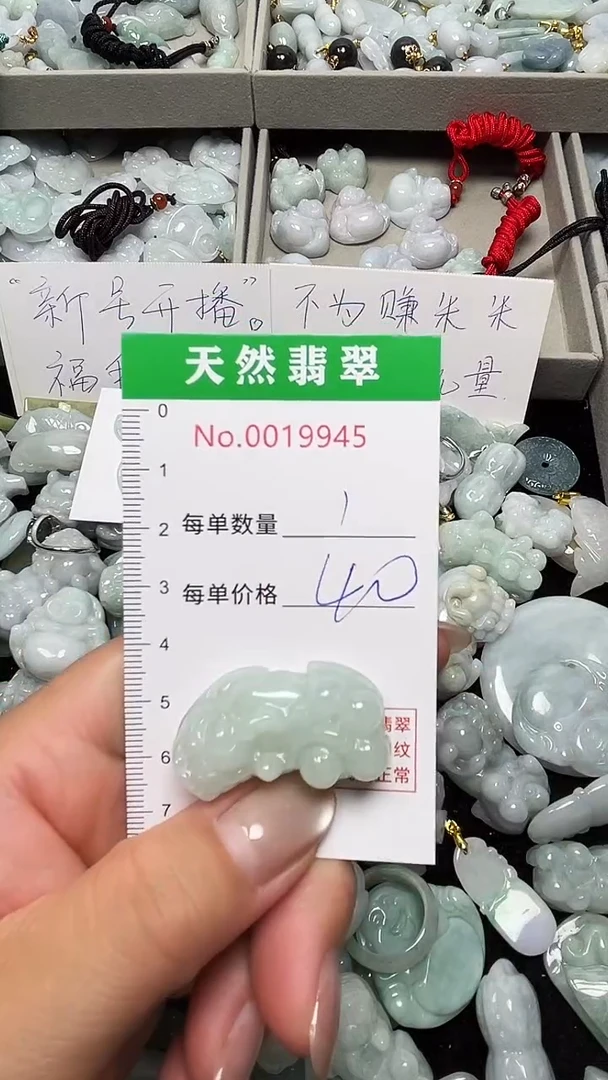 翡翠未镶嵌吊坠(不含链)9945