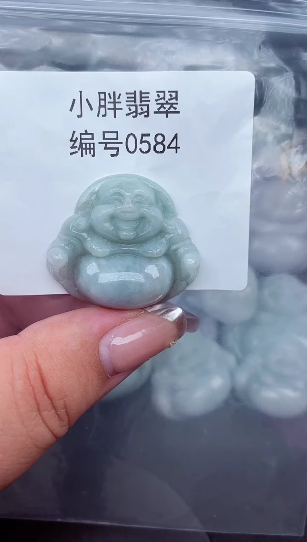 翡翠未镶嵌颈饰缅甸天然A货翡翠0584