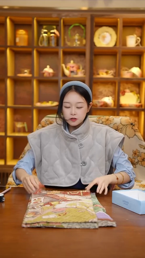 陶121-彩绘系列小毛巾3条装礼盒*2 25*50cm【CF5520】