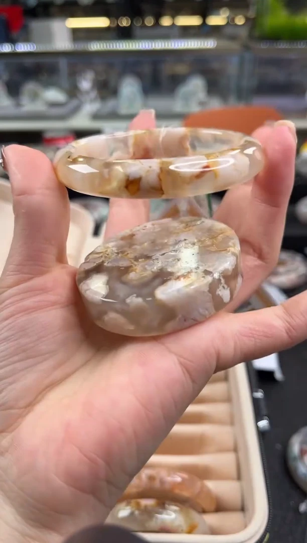 未镶嵌手镯石英质玉58圈口（赠品镯心）642788