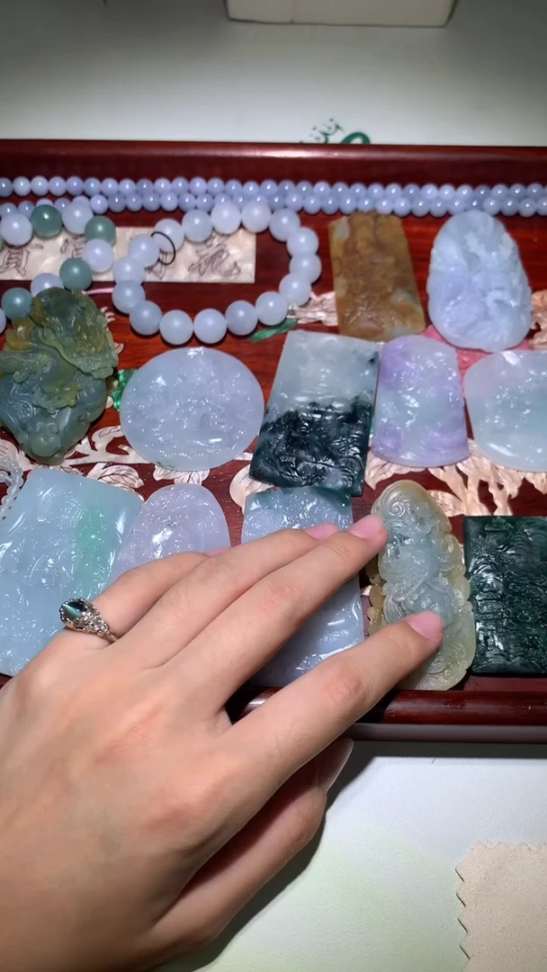 未镶嵌定制翡翠笃****~-毛货 不退不换-多样性发货发其一