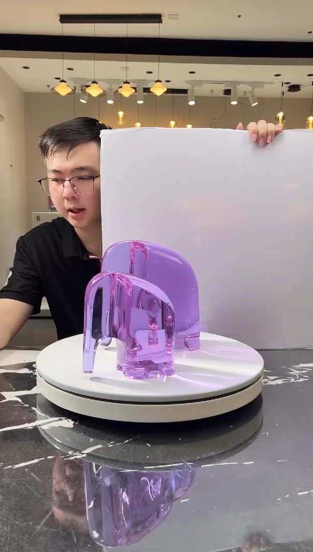 摆件巴比特美学 小号中号象一组