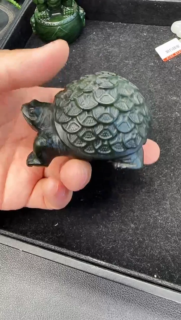 未镶嵌和田玉摆件金钱龟