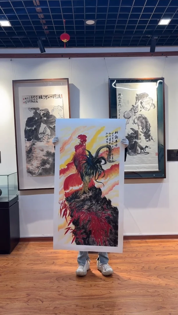 国画孙桂国老师作品，带合影证书1-35