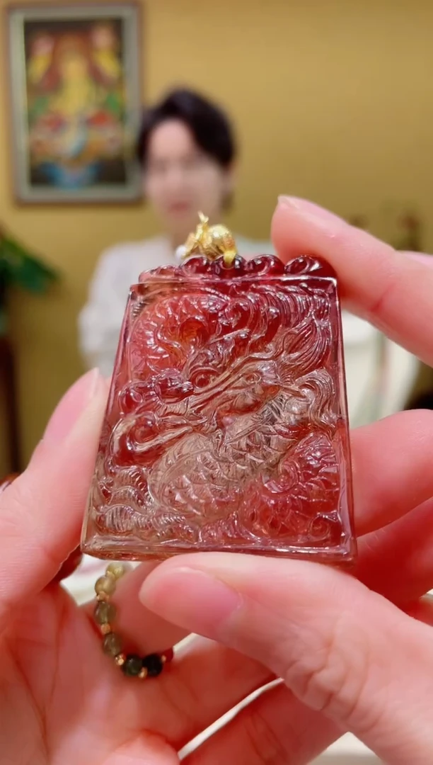 颈饰18K金镶嵌碧玺26@@ZY51015022