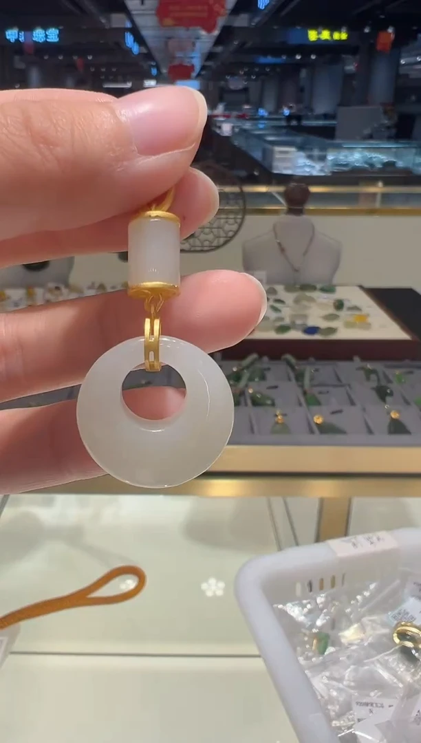 【闪购商品】和田玉颈饰银S925镶嵌09