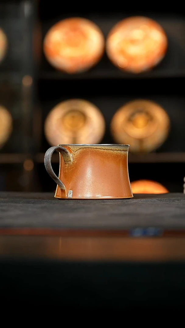 厚山柴烧 银口咖啡杯