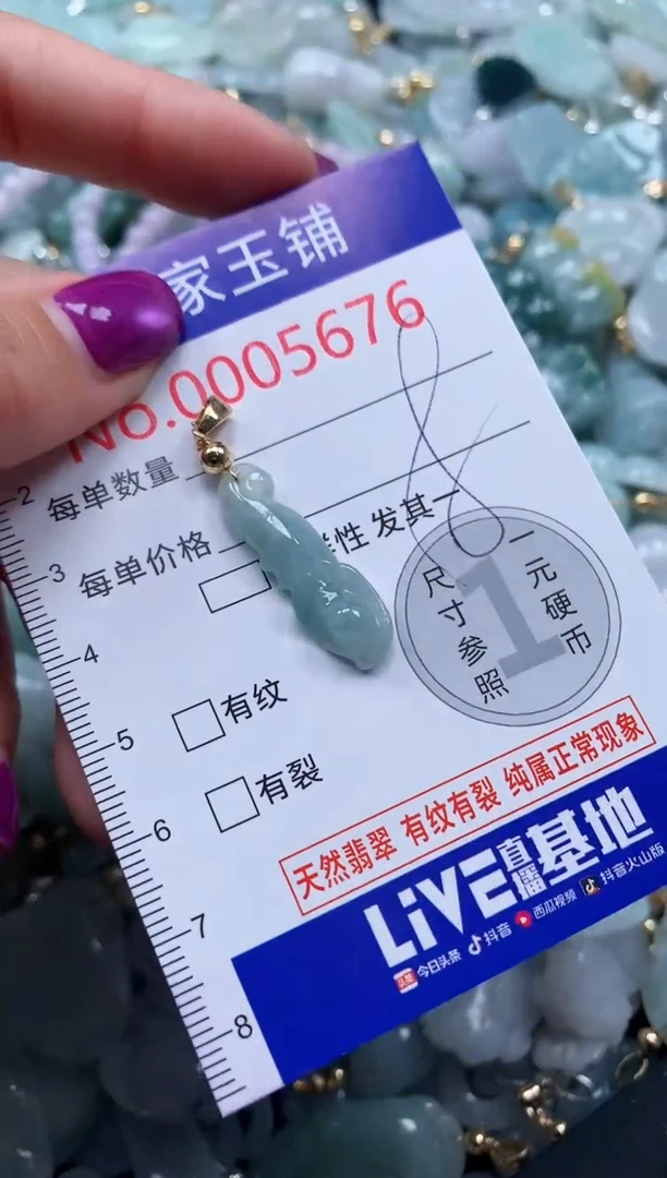 颈饰未镶嵌翡翠5676