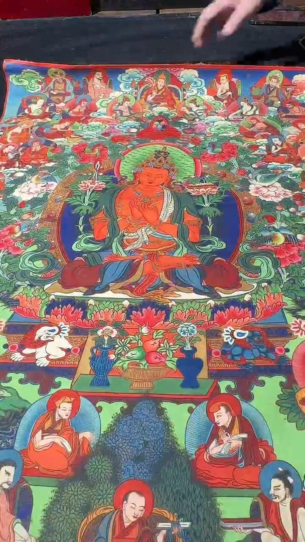 卷轴画藏式珍藏彩绘艺术馆133