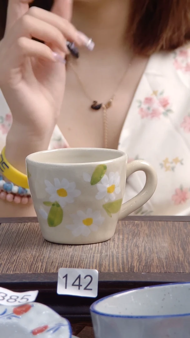 杯子景德镇陶瓷手绘142