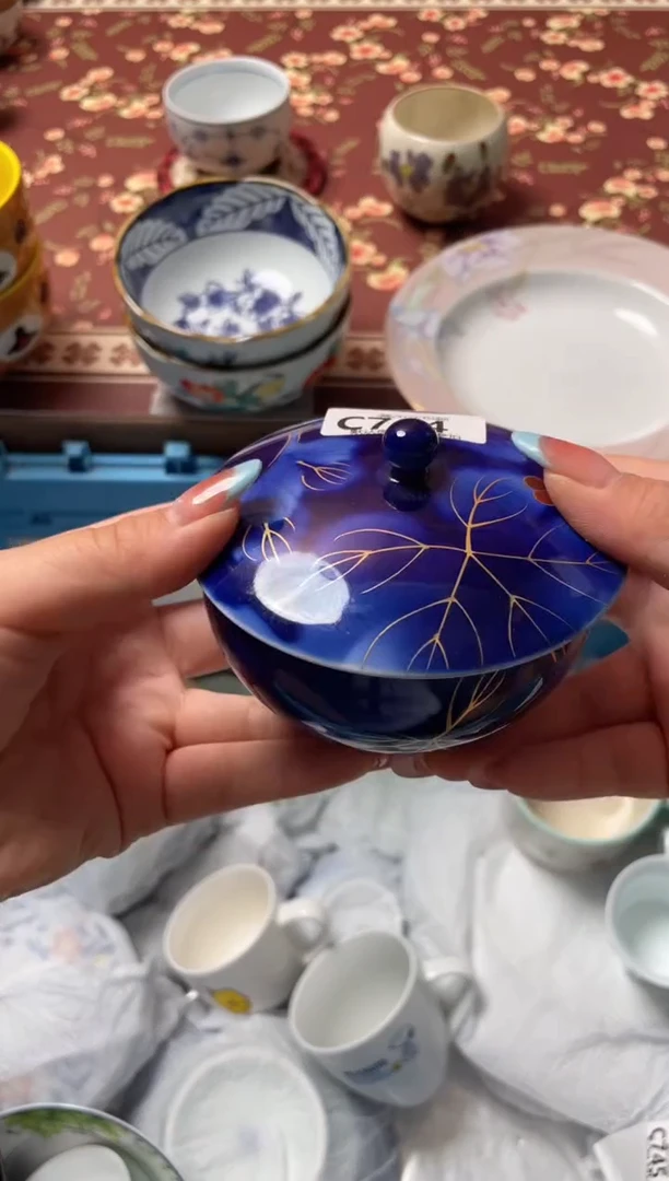瓷片小*蹬瓷器瓷器C744