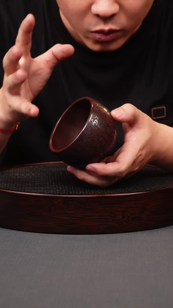 茶壶紫砂.石红 百福主人杯