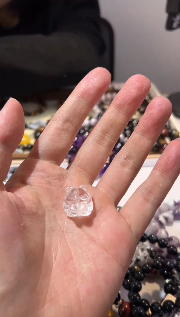 【闪购商品】水晶吊坠(不含链)未镶嵌白水晶狐狸