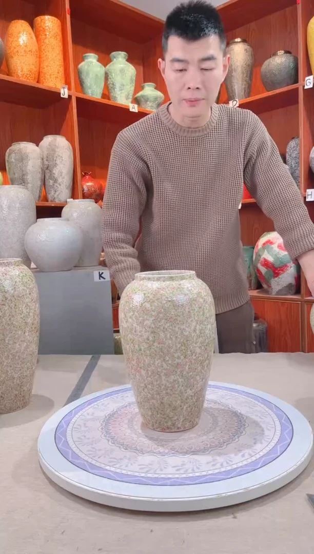 【闪购商品】瓶精品陶瓷花瓶 无花 绿野仙踪 中号