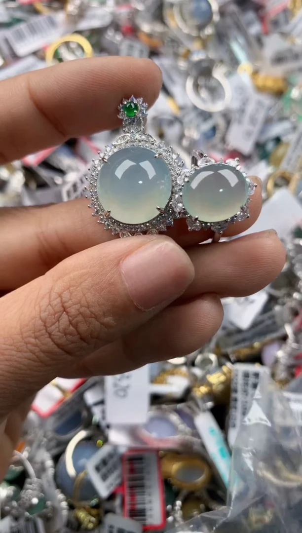 银S925镶嵌戒指翡翠郑*飞12-12-12        4