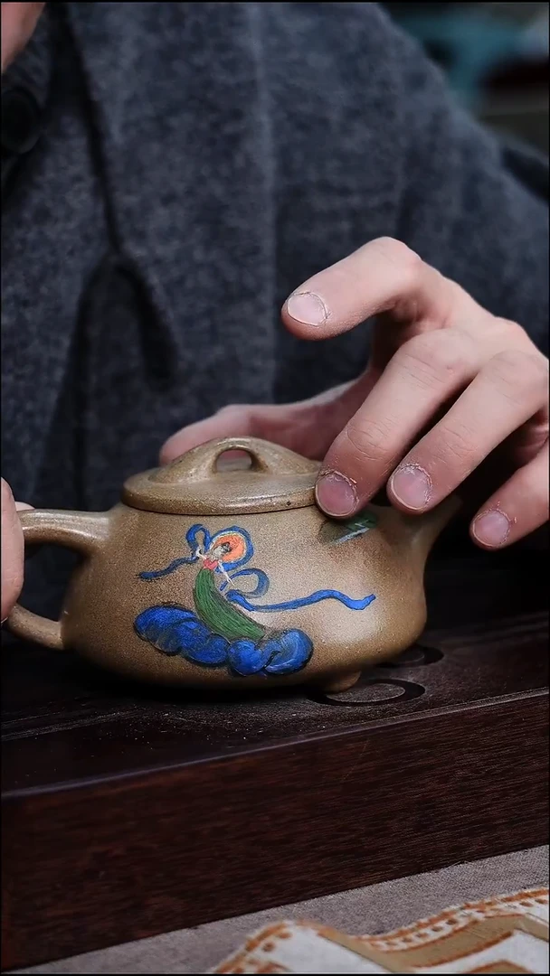 茶壶紫砂宜兴柴烧紫砂壶