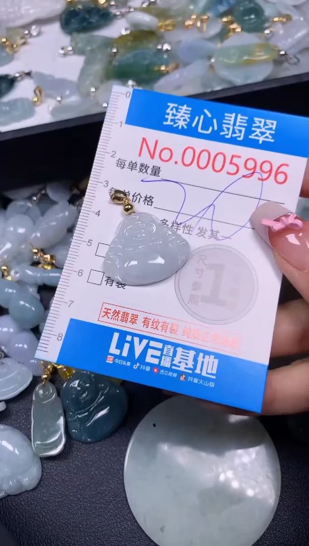 【闪购商品】翡翠颈饰未镶嵌含绳0005996