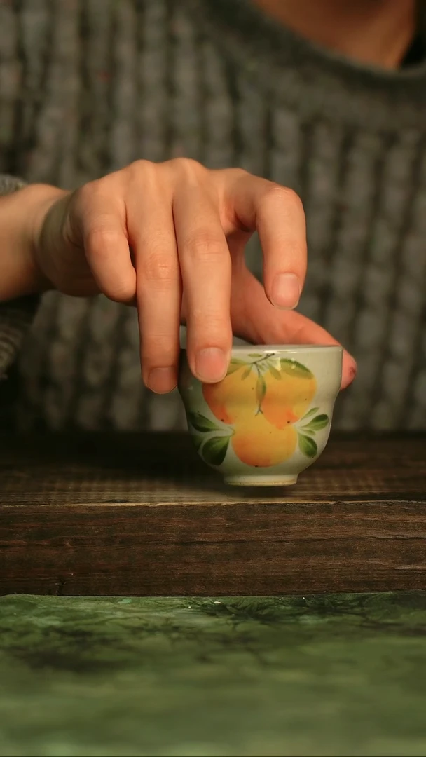 釉下彩手工手绘瓷器青诗集手工手绘瓷器