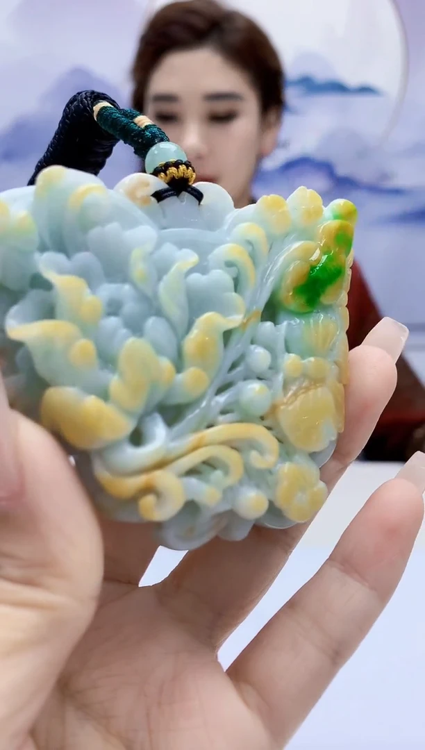 定制翡翠未镶嵌4829xx-毛货挂件154