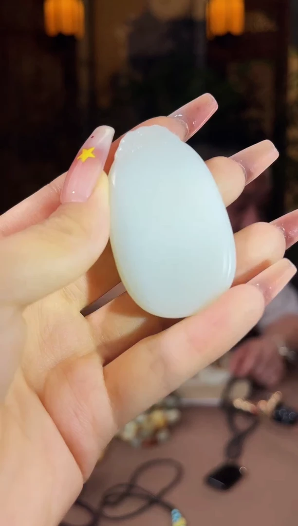 和田玉未镶嵌颈饰s287