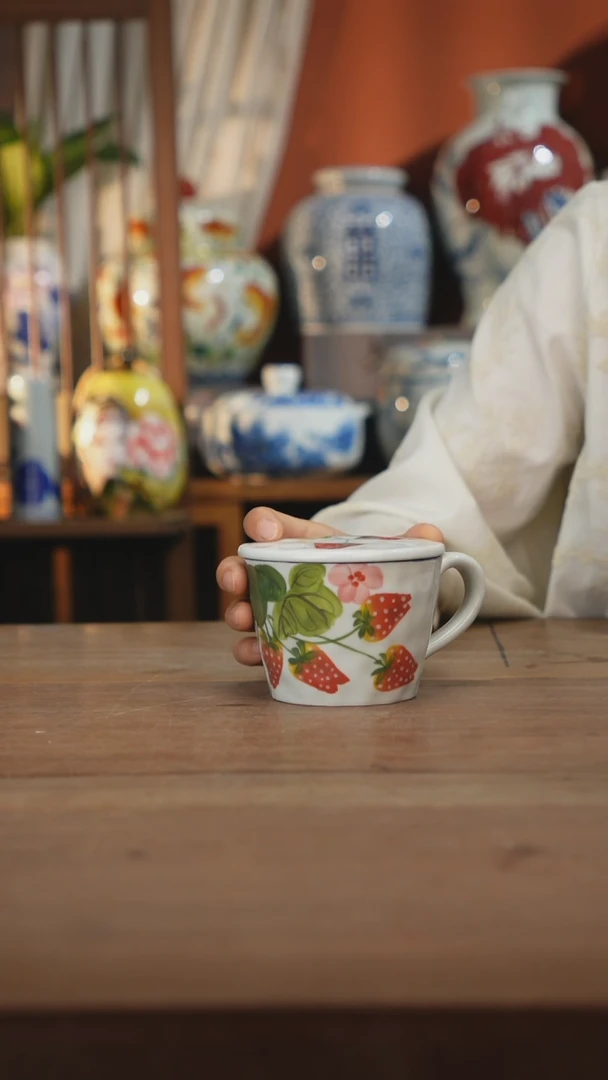 瓷片 景德镇设计师釉下手绘陶瓷餐具