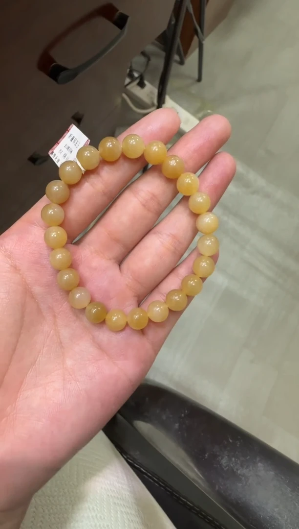 未镶嵌手串和田玉金山糖白手串(产地直发)