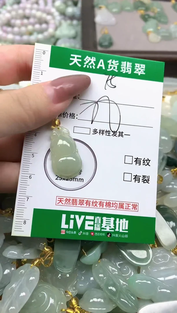 颈饰未镶嵌翡翠纯天然缅甸A货翡翠-75