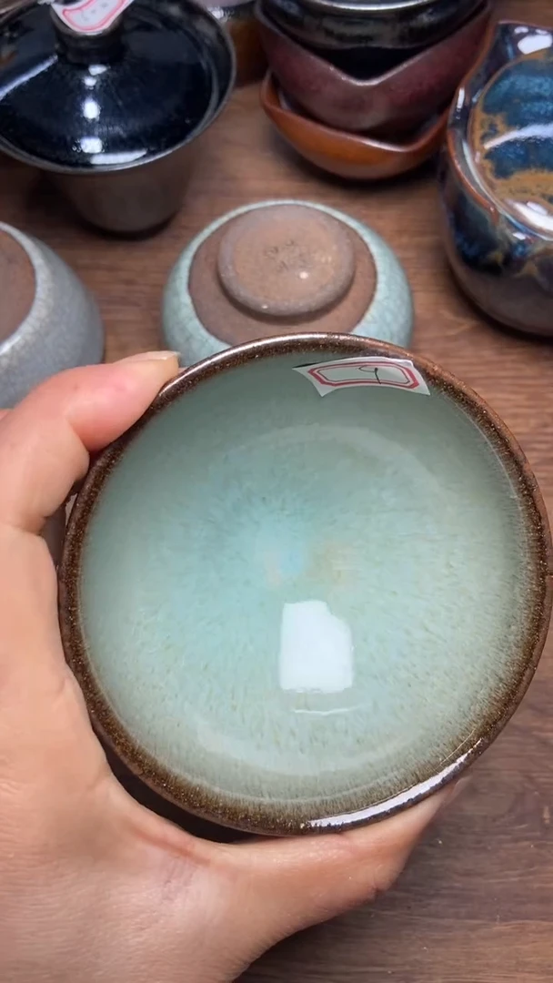 茶盏兰**满9建盏茶盏茶盏