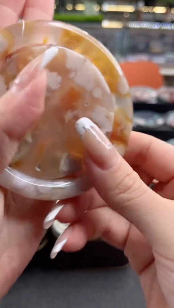 未镶嵌手镯石英质玉尘*丷圈口（赠品镯心）