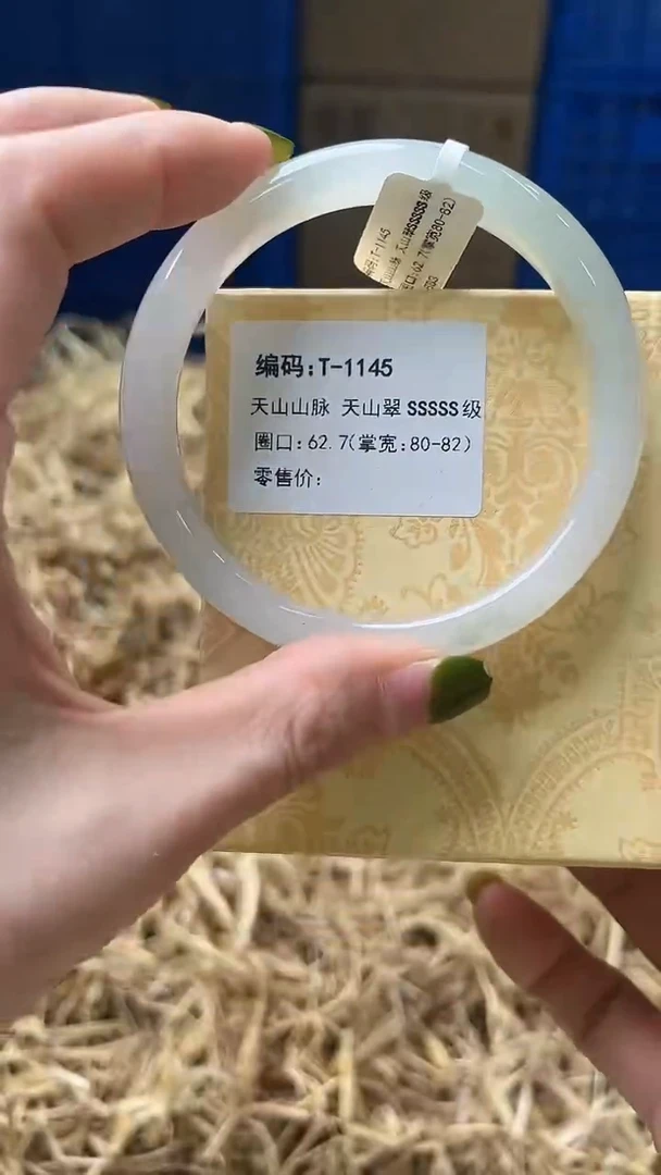 未镶嵌手镯石英质玉T1145