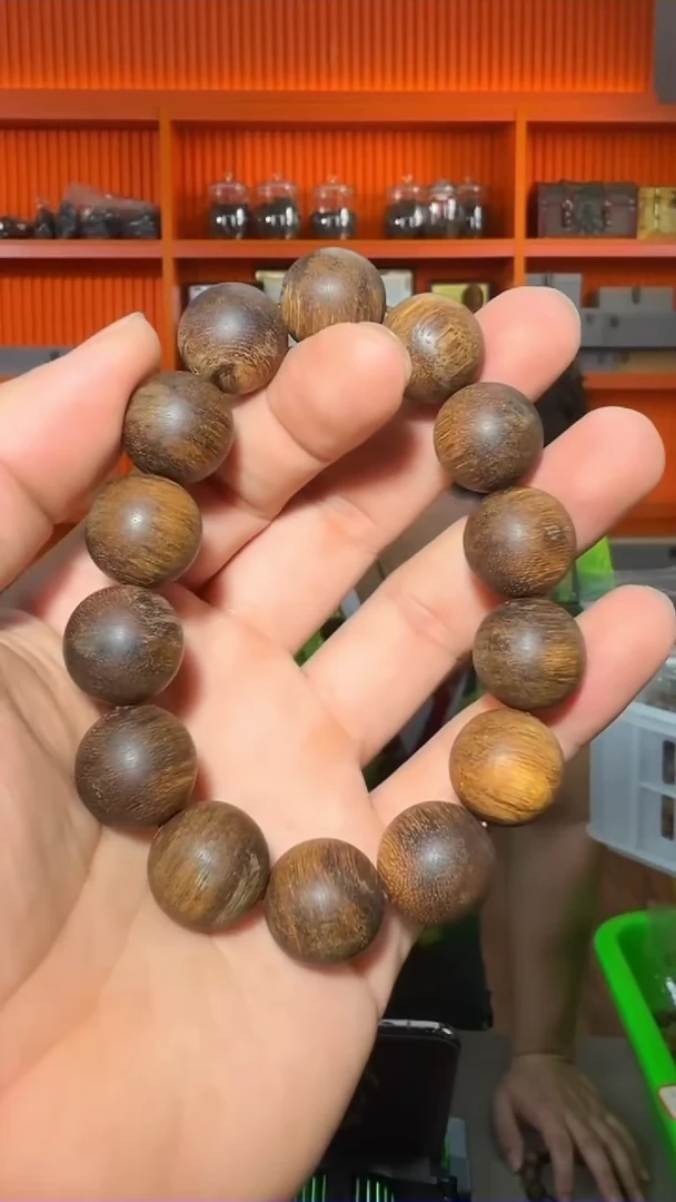 手串沉香67号沉水单圈40g+多样性发一