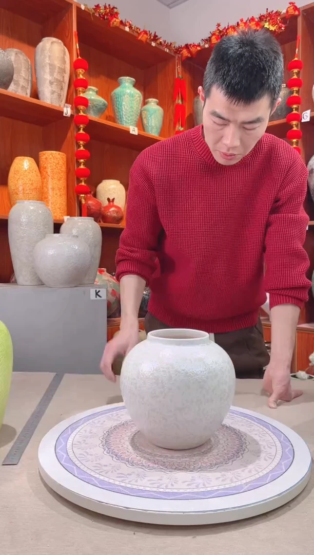 【闪购商品】瓶陶瓷花瓶 无花 瑕疵a333